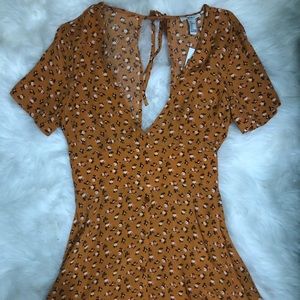 flowy floral dress